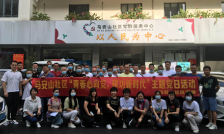 马安山社区“青春心向党，建功新时代”主题党日活动