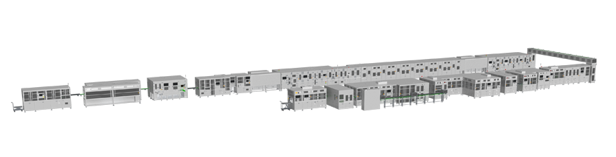 钢壳数码电池组装线