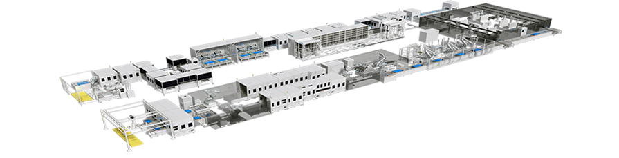 方形铝壳动力电池模组线