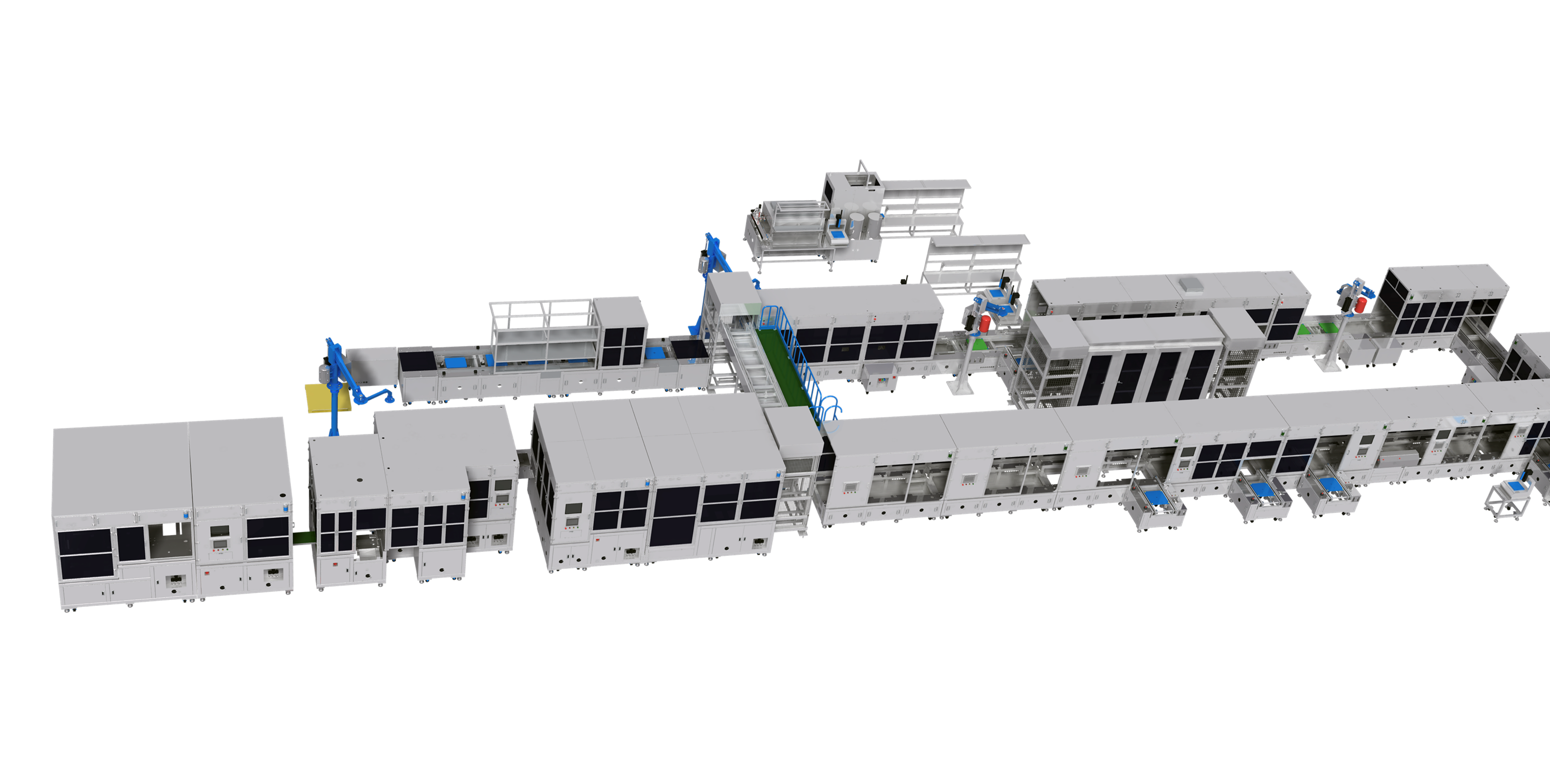 软包动力电池模组线